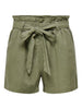 JDYSAY MW LINEN BELT SHORTS WVN NOOS Mellomgrønn