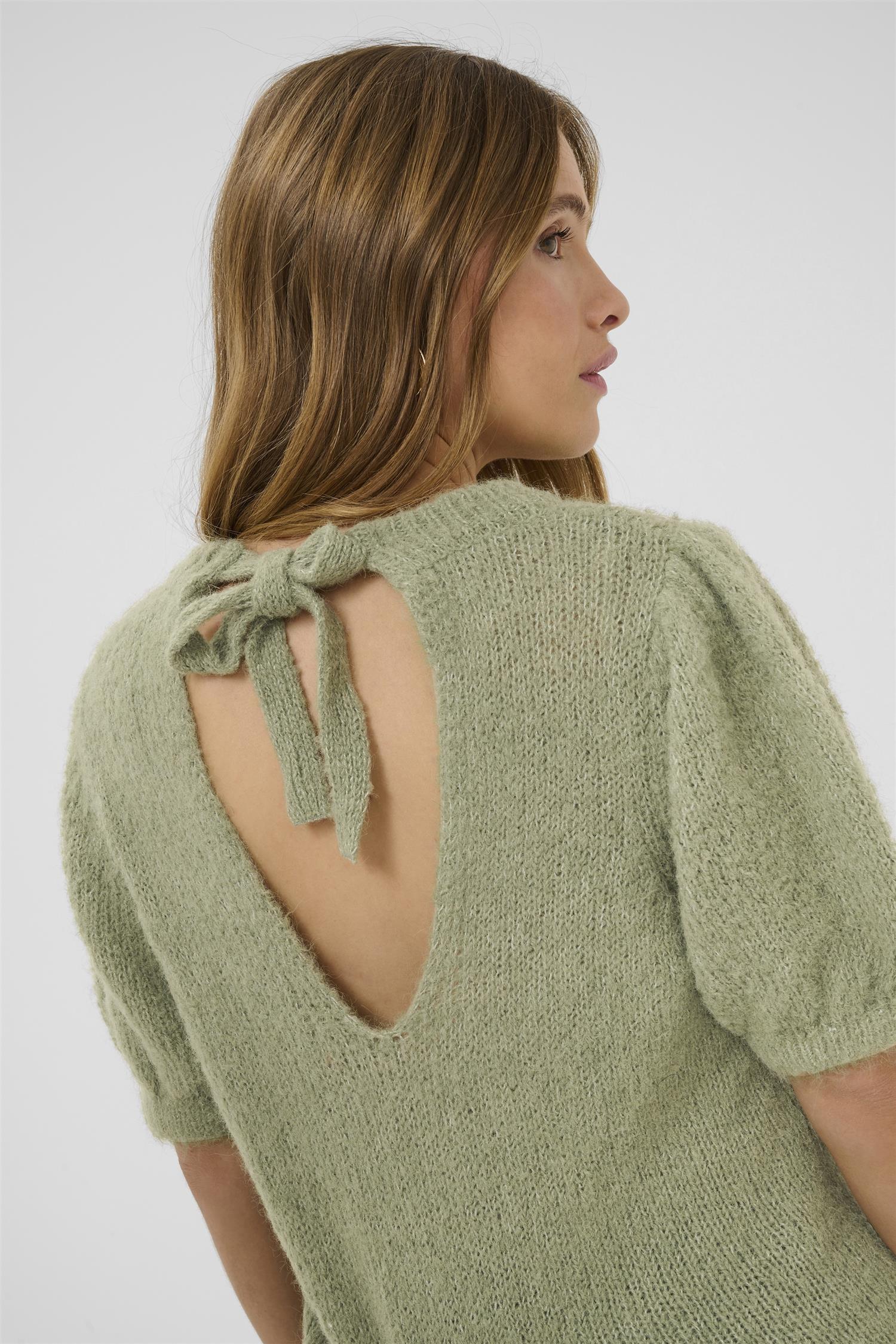 Kaemilie bow pullover Grønn