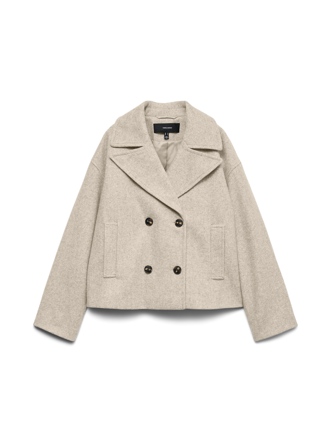 Vmvinceline Short Jacket Noos Lysegrå