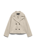 Vmvinceline Short Jacket Noos Lysegrå