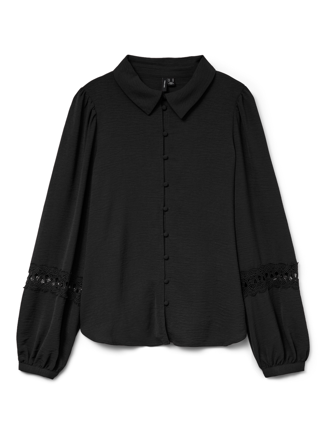 VMALVA LACE LS SHIRT WVN GA BOO Sort