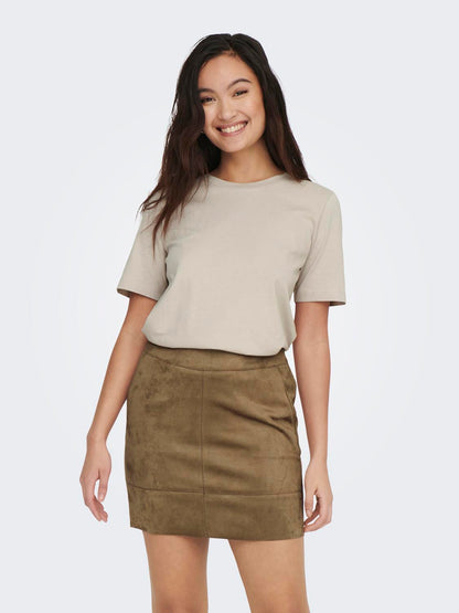 Onlonly S/s Tee Jrs Noos Lysegrå