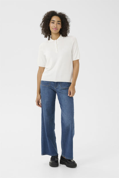 Kalizza Basic Polo Pullover Chalk