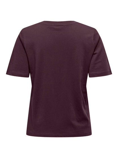 Onlonly S/s Tee Jrs Noos Mørkelilla
