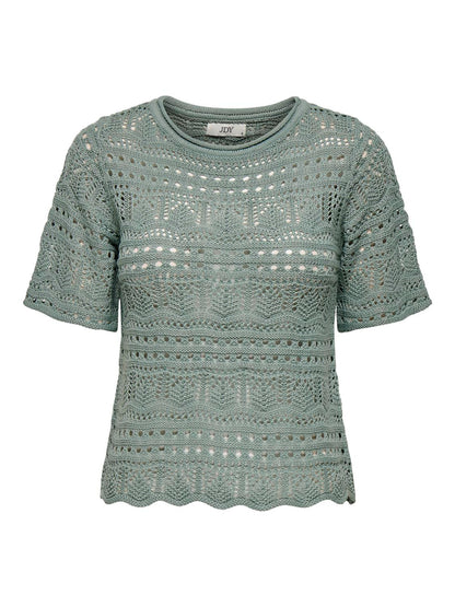 JDYSUN LAY 2/4 PULLOVER KNT Grønn