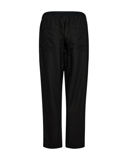 FQLAVA-PANTS linbukse Svart