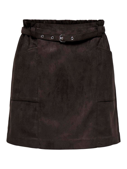 Onldiane Heidi Life Faux Suede Skirt Otw