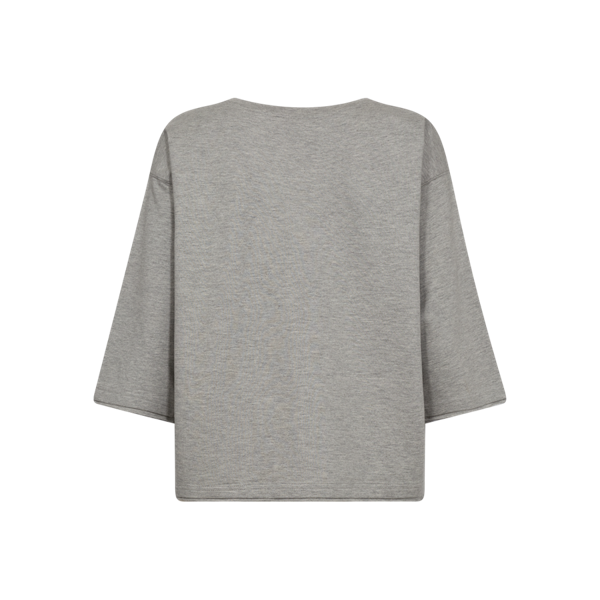 FQKASSY-PULLOVER Lys Grå Melert