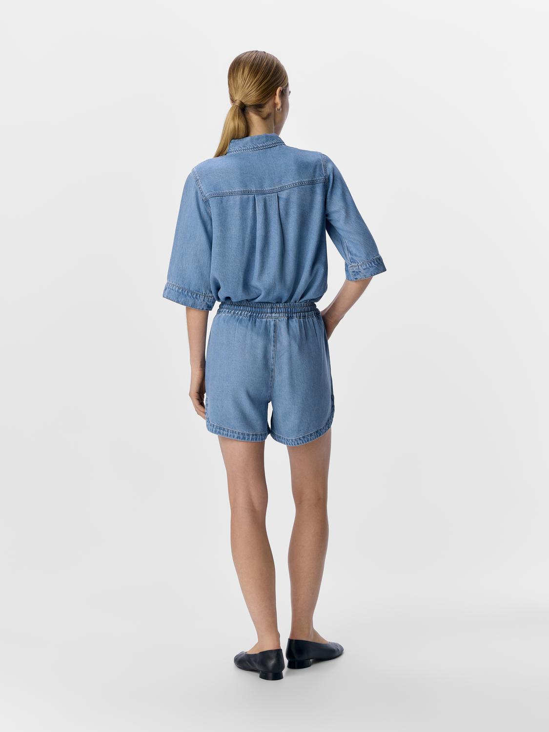 OBJFRAME RE MW SHORTS NOOS Lyseblå