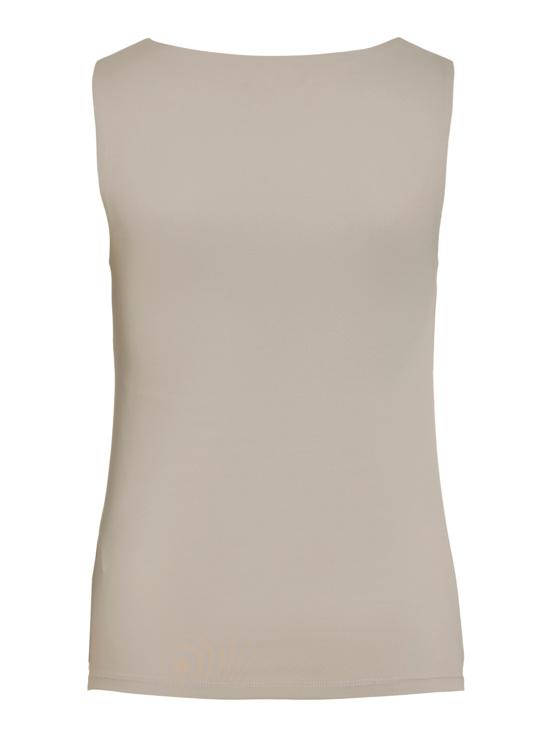 VIKENZA U-NECK S/L TANK TOP - NOOS Lysegrå