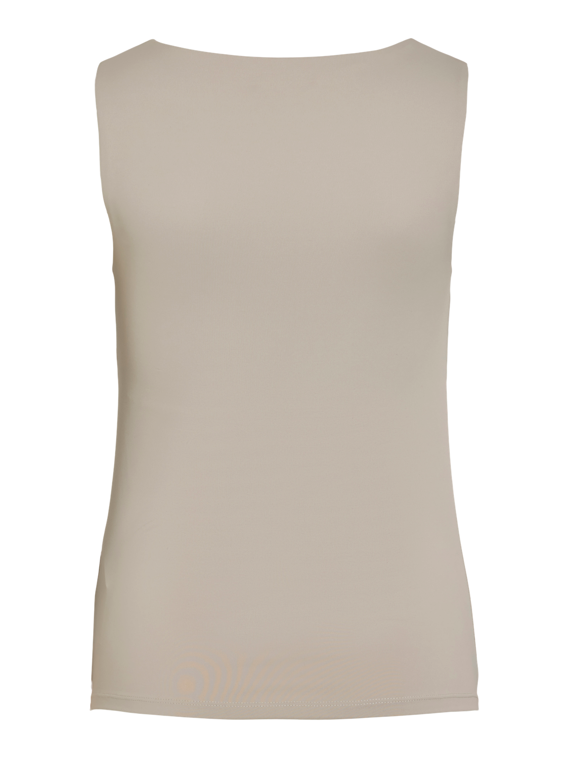 VIKENZA U-NECK S/L TANK TOP - NOOS Lysegrå