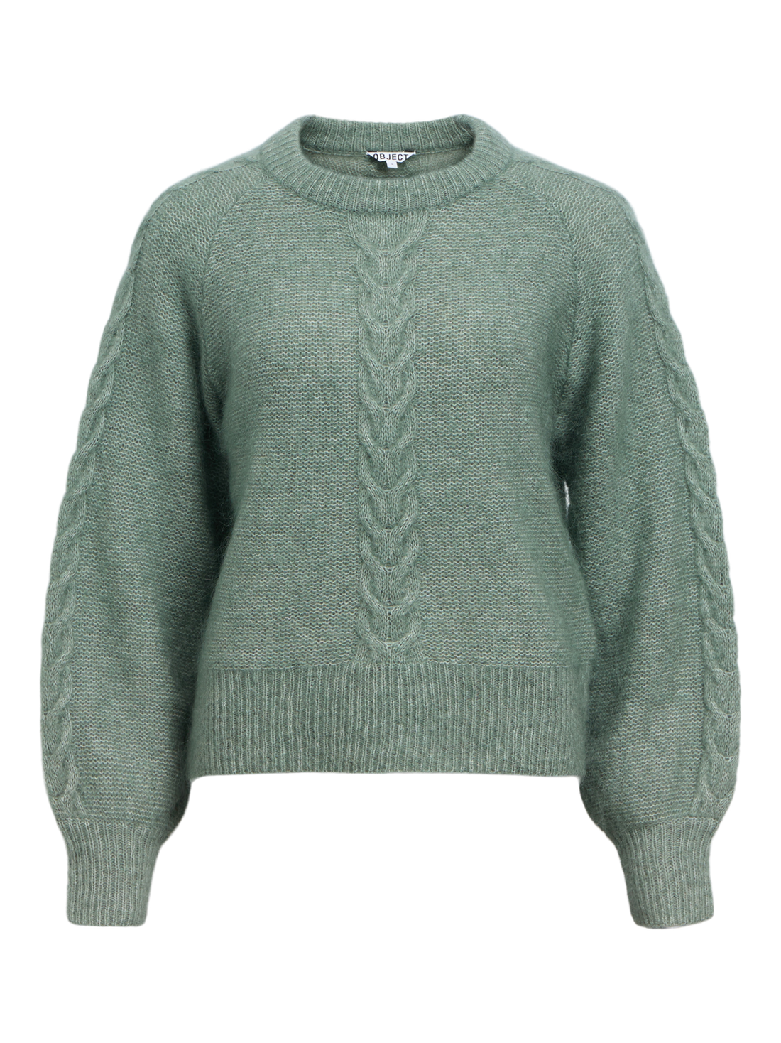Objnete Lo Knit Pullover Noos Mellomgrønn