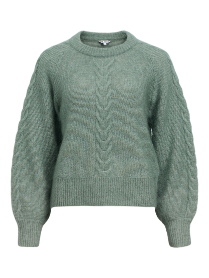 Objnete Lo Knit Pullover Noos Mellomgrønn