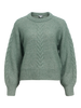 Objnete Lo Knit Pullover Noos Mellomgrønn