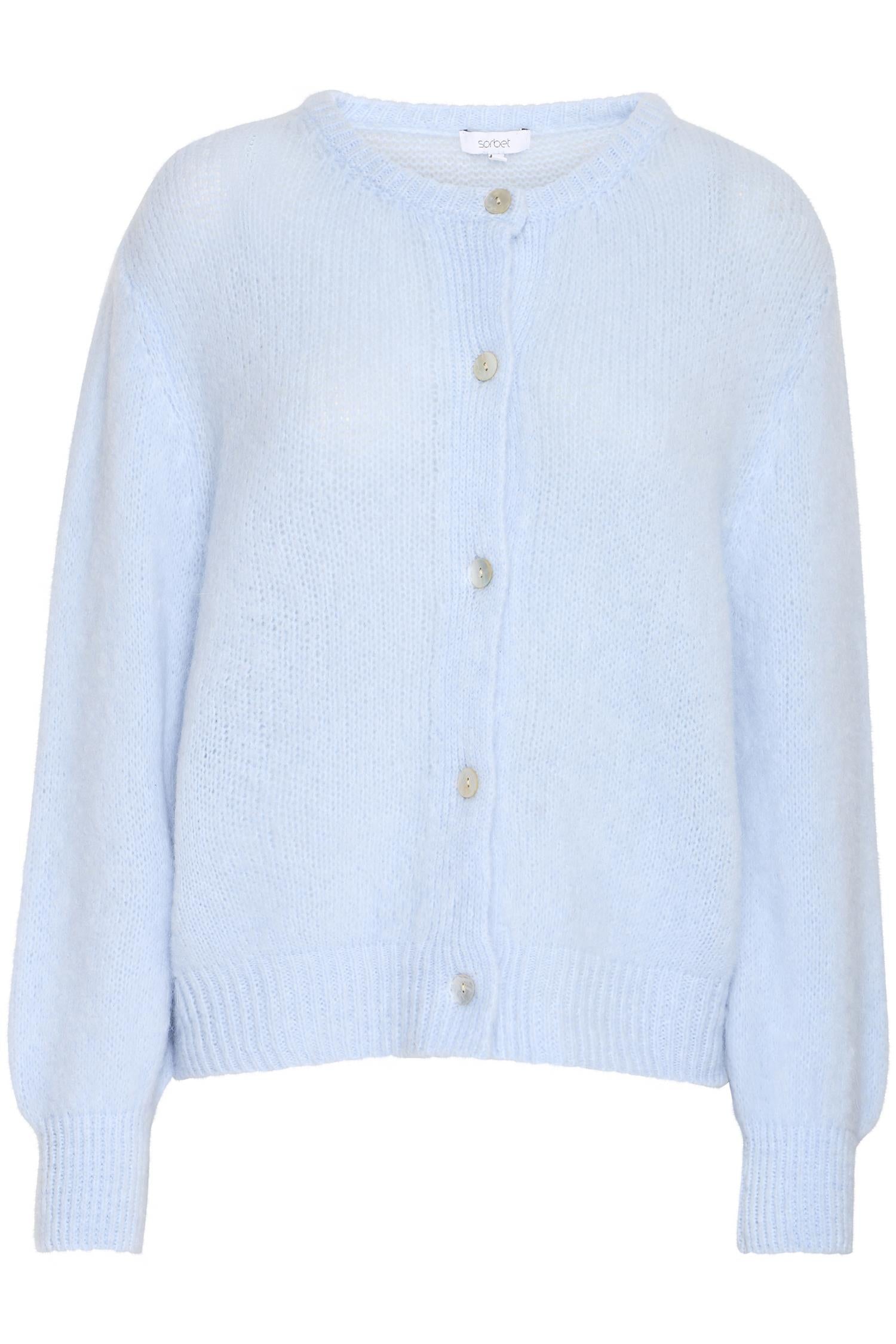 SBGULVIG KNIT CARDIGAN Blå