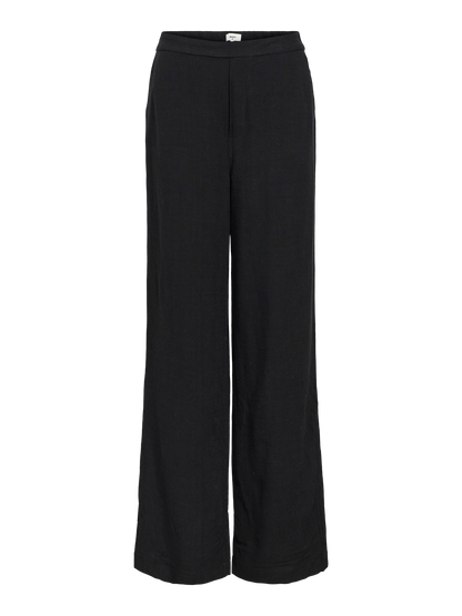 OBJSANNE ALINE WIDE PANT NOOS Sort