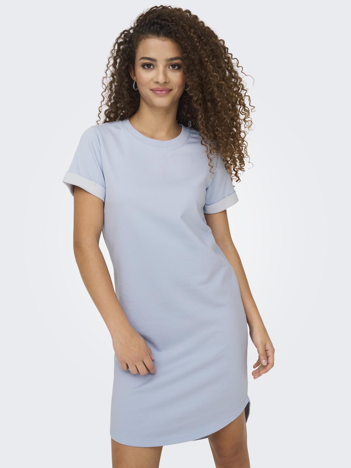 JDYIVY S/S DRESS JRS NOOS Mellomblå