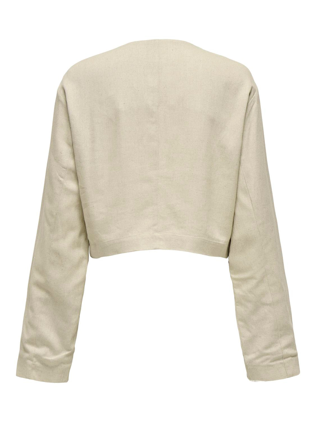 ONLPAMPA L/S LINEN BL JACKET PNT Beige