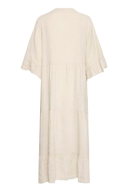 SBFONTANELLE LONG DRESS Sandshell