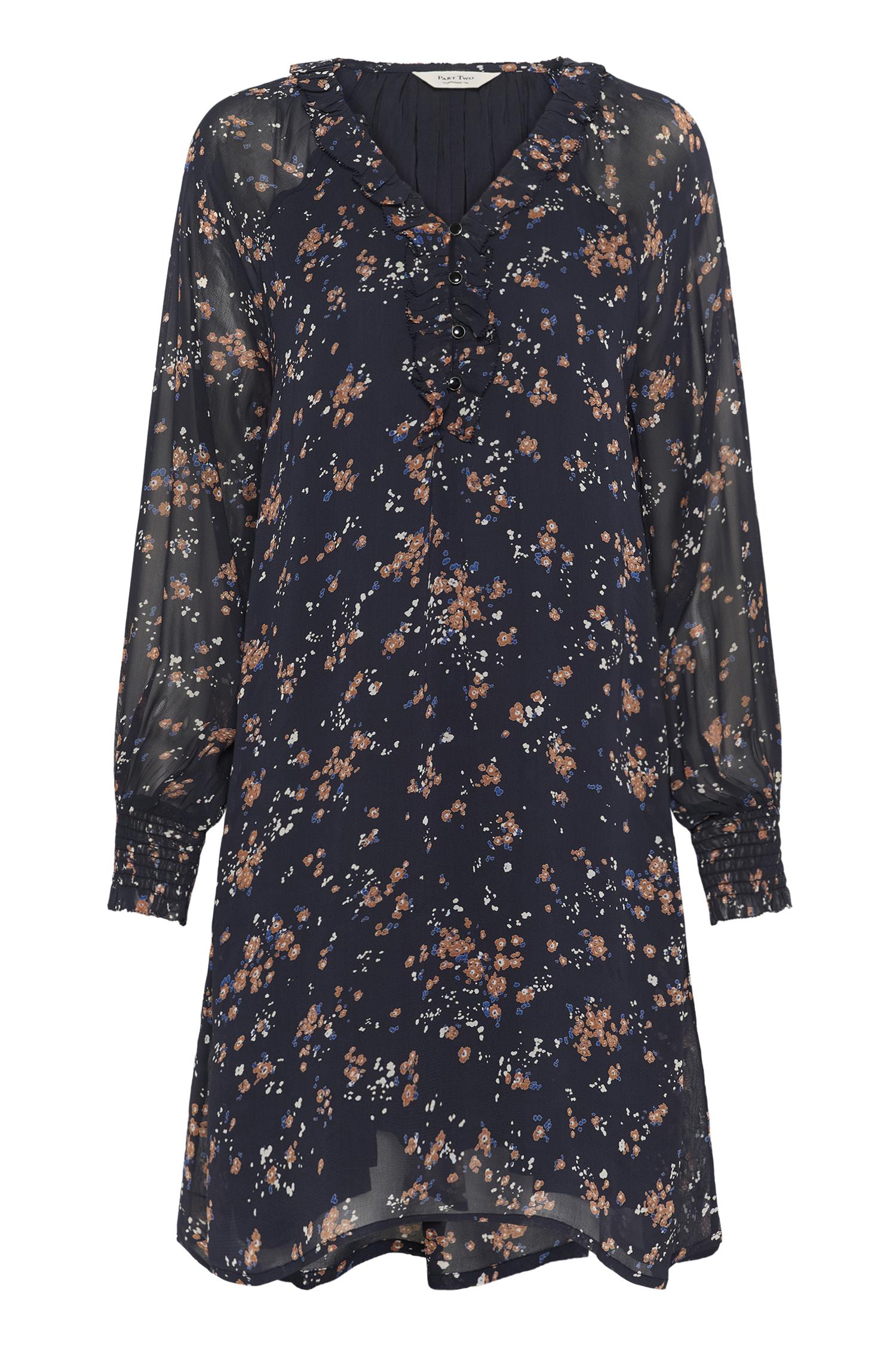 Urmadr Dark Navy Mini Flower Print