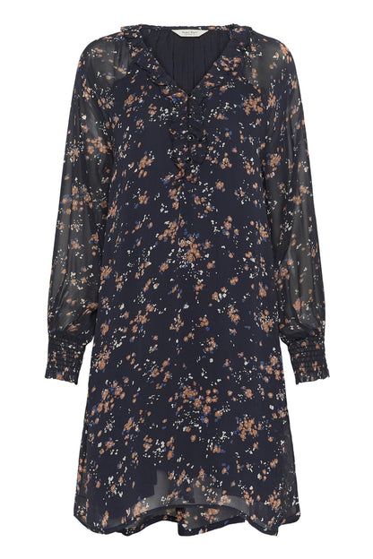 Urmadr Dark Navy Mini Flower Print