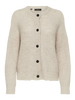 Slflulu Ls Knit Short Cardigan Noos Lysegrå