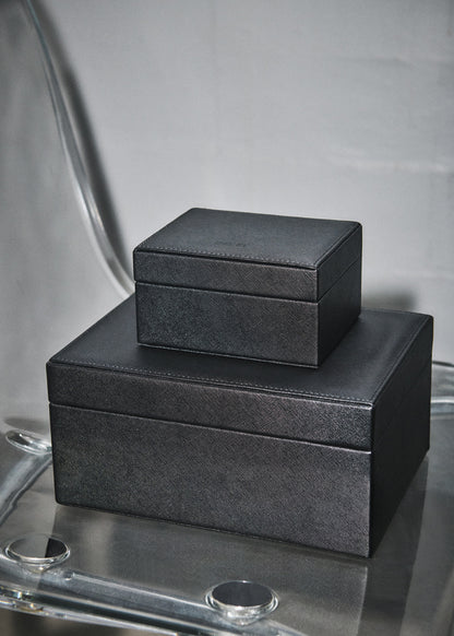 Day Saffiano Jewelry Big Svart