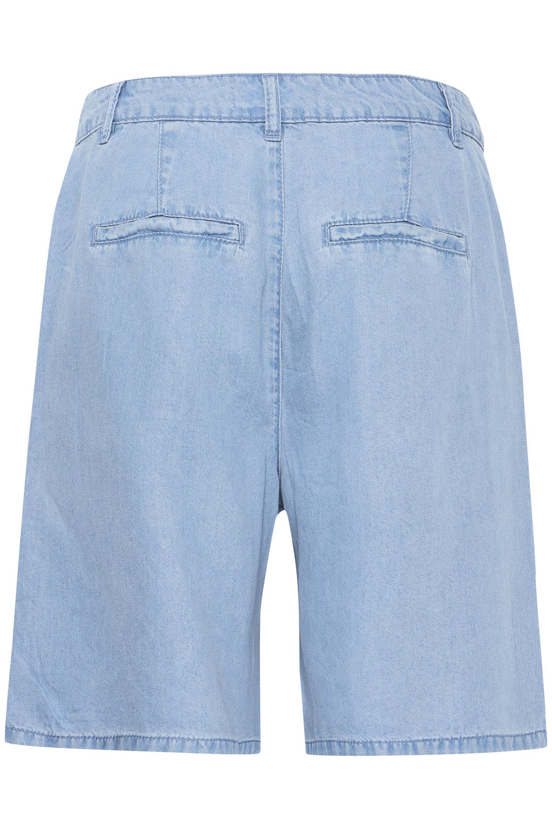 PZBEVERLY Shorts Light Blue Denim