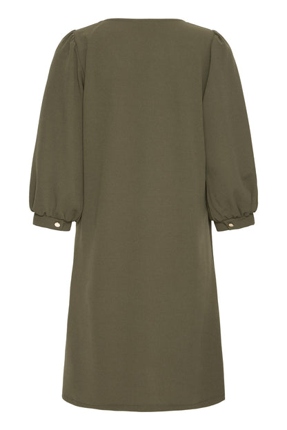 Sbgazel Dress Dusty Olive
