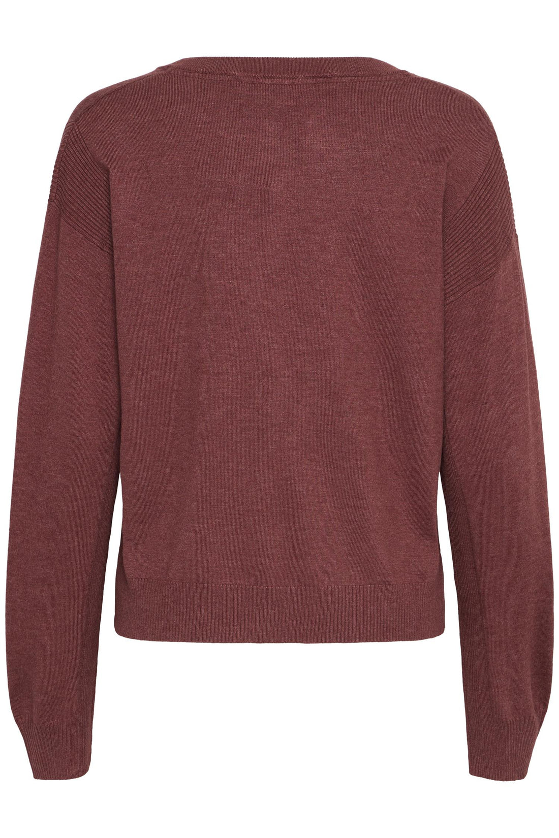 Pzsara Vneck Pullover Spiced Apple Melange