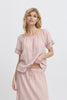 SBFONTANELLE SS BLOUSE Rose Smoke