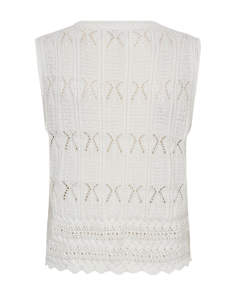 FQFRAYA-WAISTCOAT Hvit
