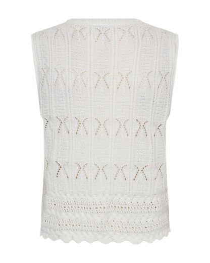 FQFRAYA-WAISTCOAT Hvit
