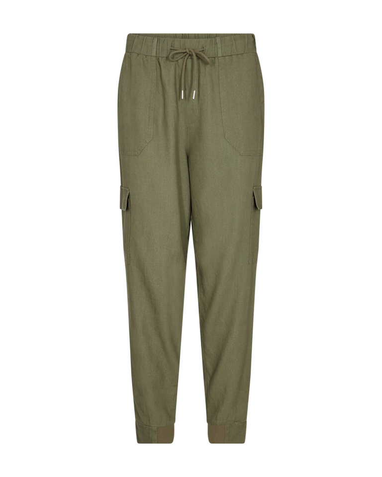 FQLAVA-PANT CARGO linbukse Grønn