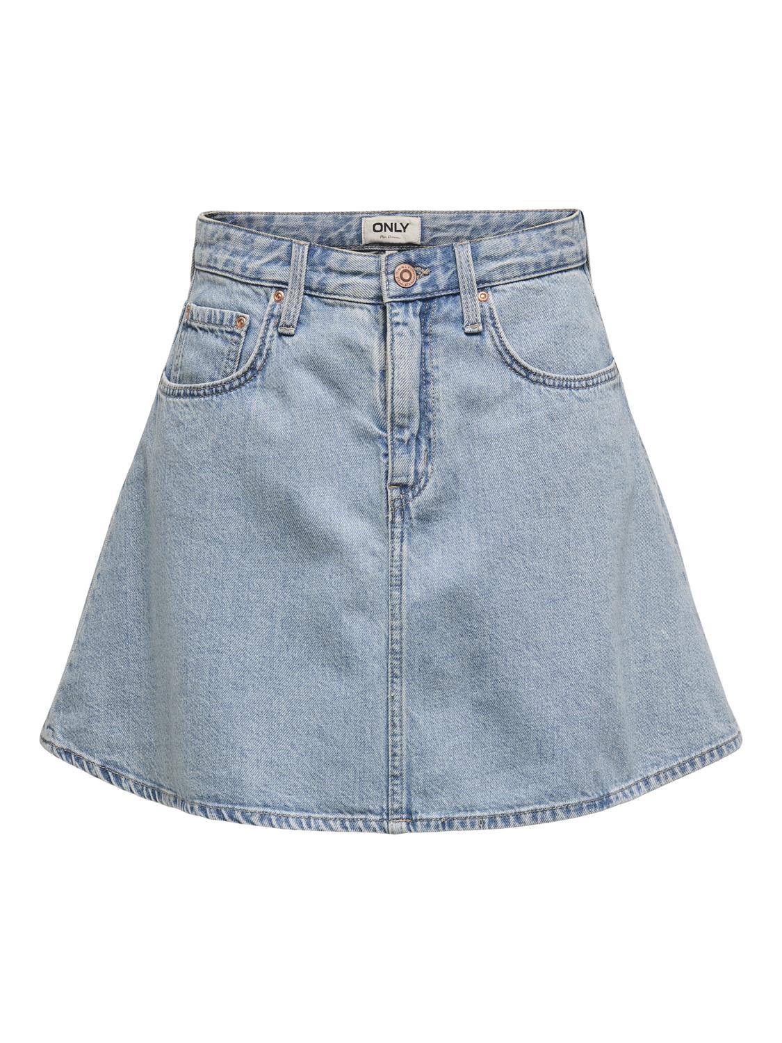 ONLEDEN A-SKIRT DNM PIM Blå