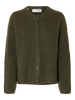 Slflulu New Ls Knit Cardigan Noos Mellomgrønn
