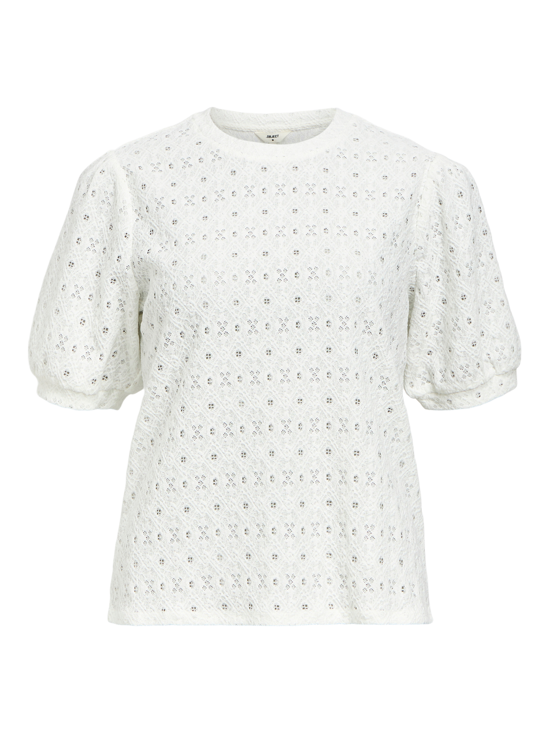 OBJLAILA S/S RE TOP NOOS Hvit