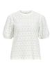 OBJLAILA S/S RE TOP NOOS Hvit