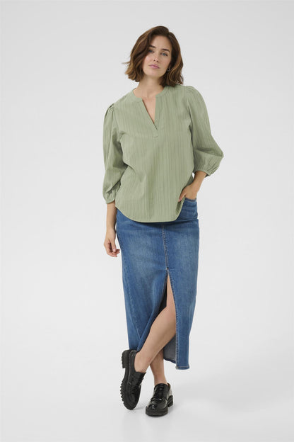 KAjollia Zia Blouse Grønn