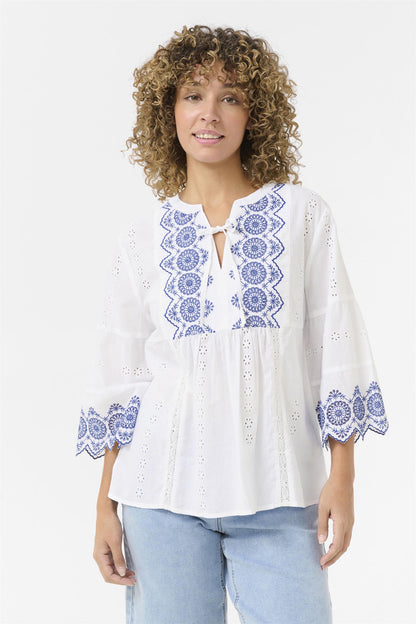 CRBella Blouse Snow White