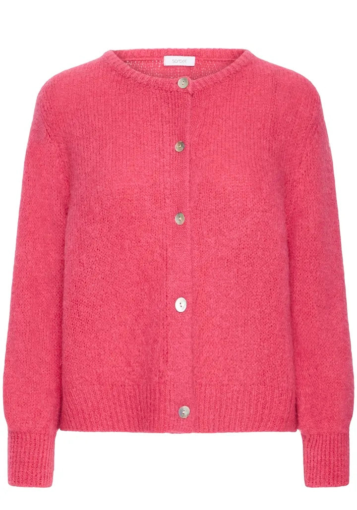SBGULVIG KNIT CARDIGAN Pink Flambé