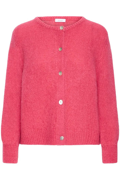 SBGULVIG KNIT CARDIGAN Pink Flambé