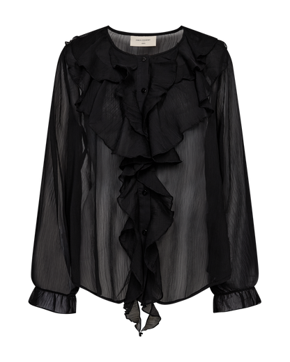 FQDITTE-BLOUSE Svart