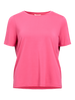 OBJANNIE S/S T-SHIRT NOOS Mørkerosa