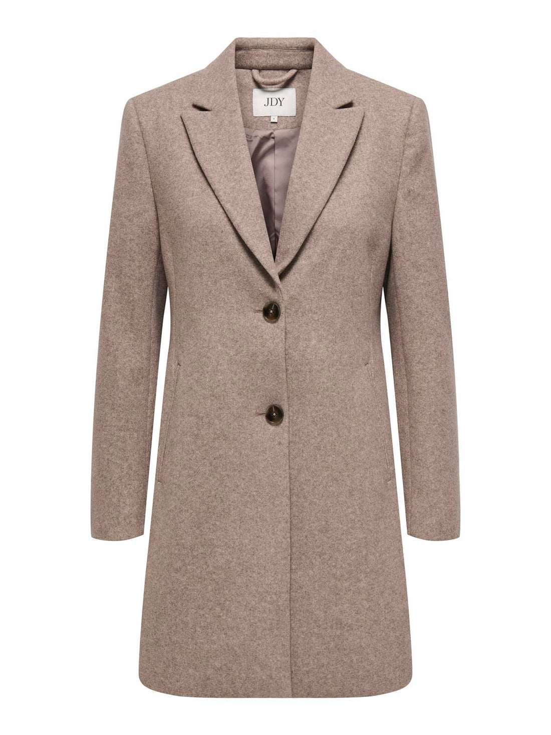 JDYECHO COAT OTW NOOS Lysebrun