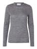 SLFWOLA LS O-NECK NOOS Steel Gray