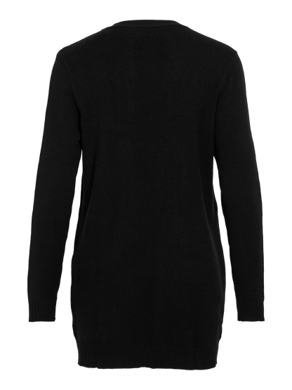 Viril Open L/s Knit Cardigan - Noos Sort