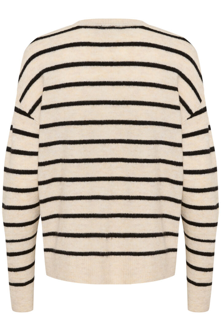 KALIDA KNIT PULLOVER Beige