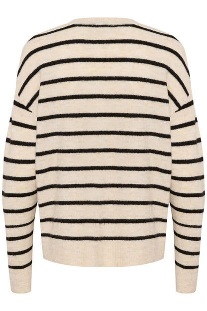 KALIDA KNIT PULLOVER Beige