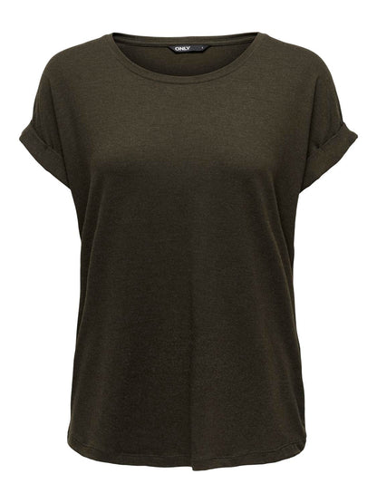 ONLMOSTER S/S O-NECK TOP NOOS JRS Mellombrun